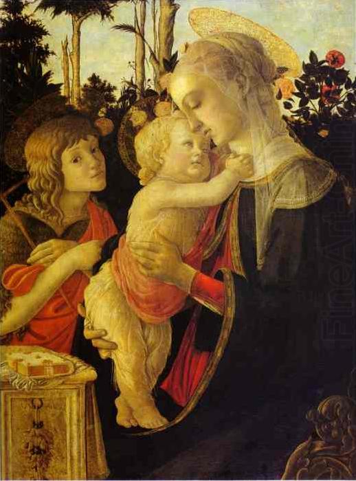 The Virgin and Child The Virgin and Child The Virgin and Child with John the Baptist, Sandro Botticelli